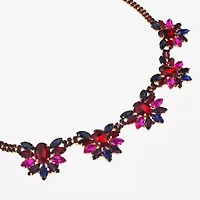 Bijoux Bar Gold Tone Womens 18 Inch Collar Necklace