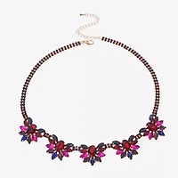 Bijoux Bar Gold Tone Womens 18 Inch Collar Necklace