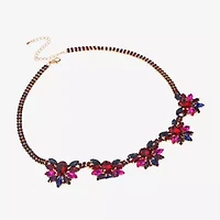 Bijoux Bar Gold Tone Womens 18 Inch Collar Necklace
