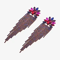 Bijoux Bar Gold Tone Womens Drop Earrings