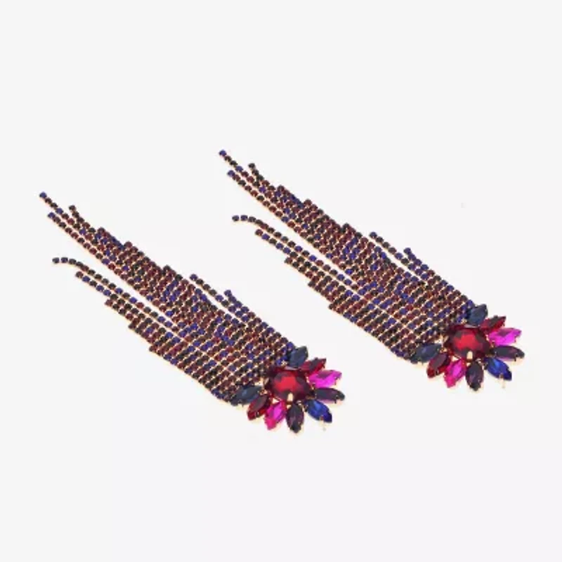 Bijoux Bar Gold Tone Womens Drop Earrings