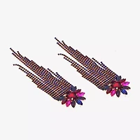 Bijoux Bar Gold Tone Womens Drop Earrings