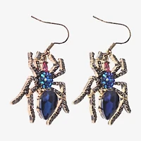 Bijoux Bar Halloween Spider Womens Drop Earrings