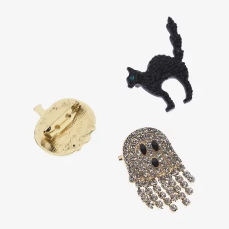 Bijoux Bar Halloween Cat Ghost Pumpkin Pin