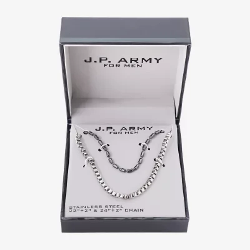 Mens 2-pc. Necklace Set
