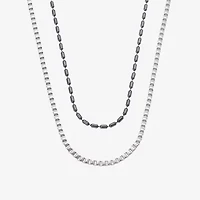 Mens 2-pc. Necklace Set