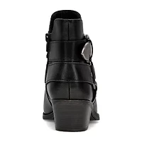 Frye and Co. Womens Bellame Stacked Heel Booties