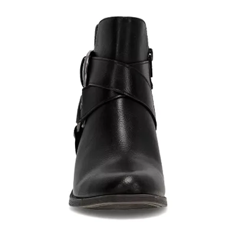 Frye and Co. Womens Bellame Stacked Heel Booties
