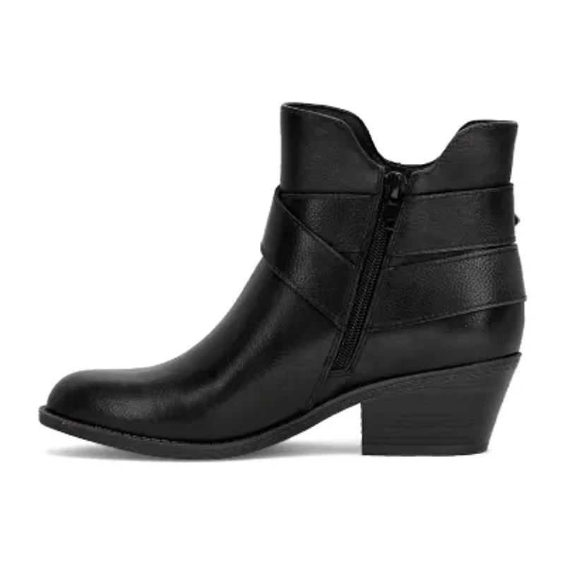 Frye and Co. Womens Bellame Stacked Heel Booties