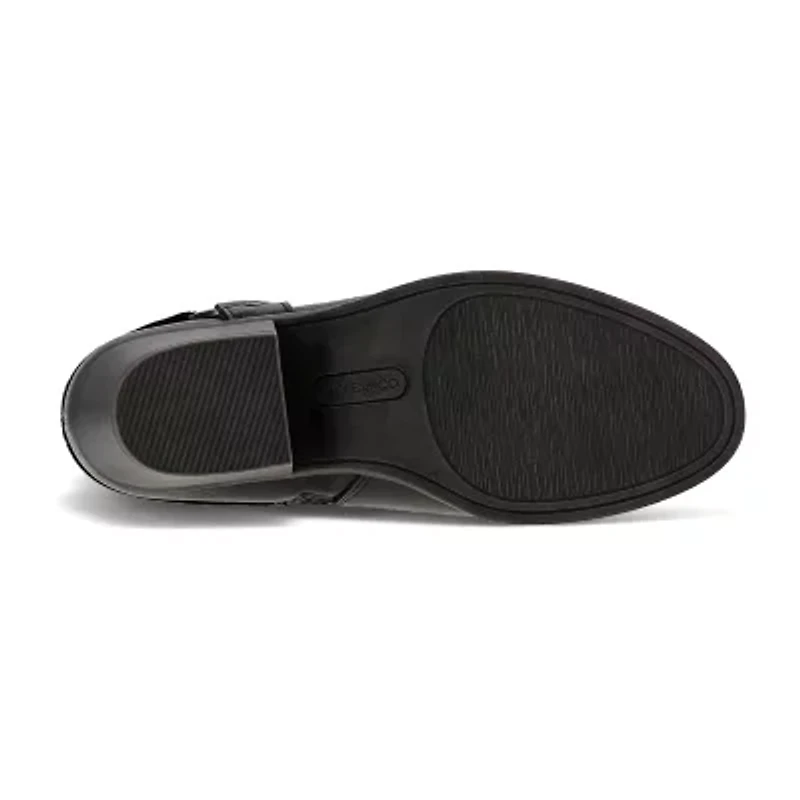 Frye and Co. Womens Bellame Stacked Heel Booties