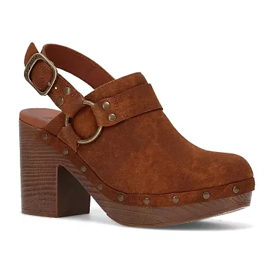 Frye and Co. Iselle Womens Round Closed Toe Clogs