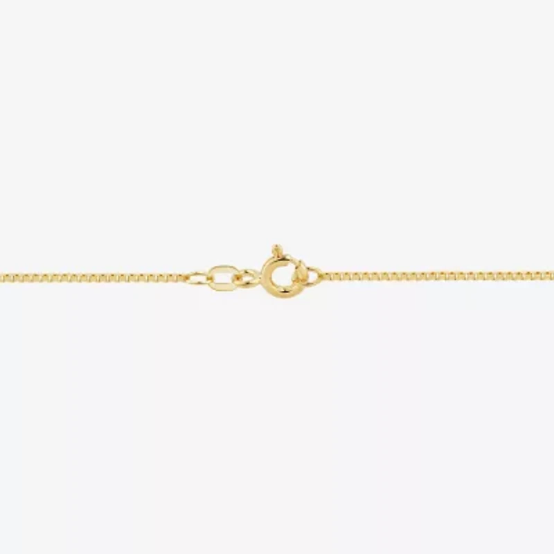 Womens Lab Created Green Emerald 14K Gold Over Silver Sterling Silver Butterfly 18 Inch Pendant Necklace