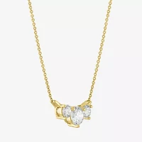 (Si2-I1/G-H) Womens 1 CT. T.W. Lab Grown White Diamond 10K Gold 16 Inch Pendant Necklace