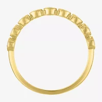 (G-H / Si2-I1)\T Womens 1/4 CT. T.W. Lab Grown White Diamond 10K Gold Anniversary Wedding Band