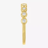(G-H / Si2-I1)														 Womens 1/4 CT. T.W. Lab Grown White Diamond 10K Gold Anniversary Wedding Band