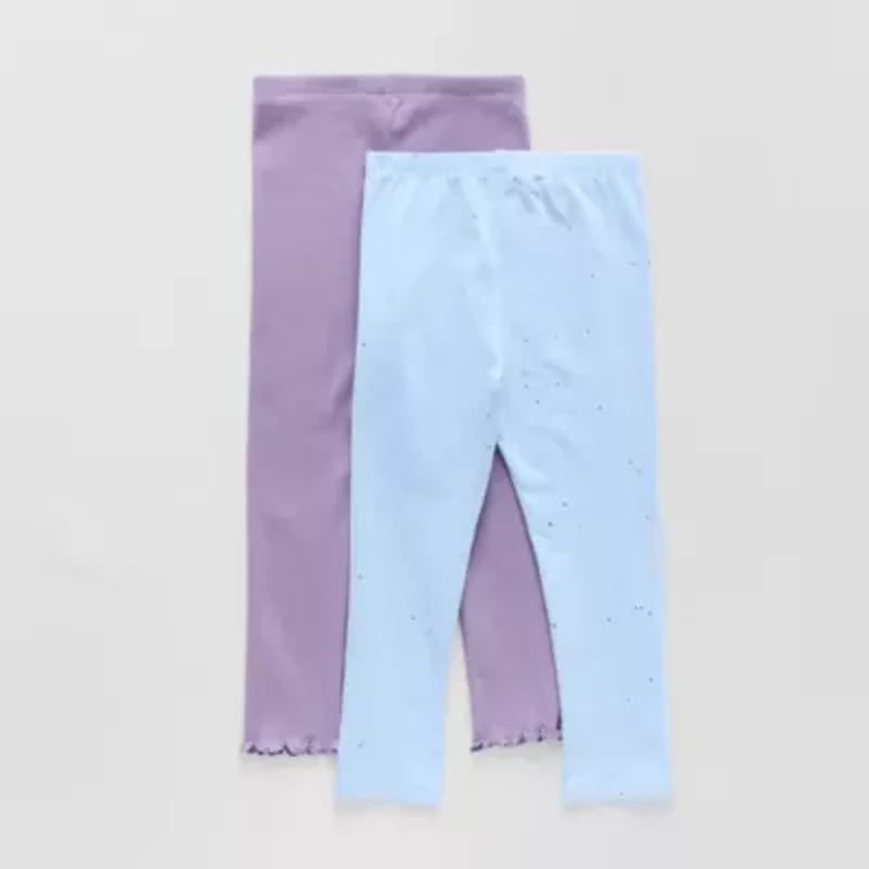 Okie Dokie Toddler & Little Girls Skinny 2-pc. Full Length Leggings