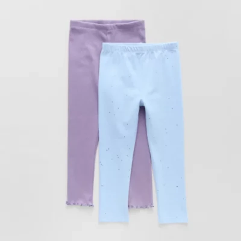 Okie Dokie Toddler & Little Girls Skinny 2-pc. Full Length Leggings