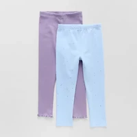 Okie Dokie Toddler & Little Girls Skinny 2-pc. Full Length Leggings