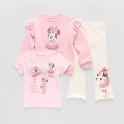Toddler Girls 3-pc. Minnie Mouse Legging Set
