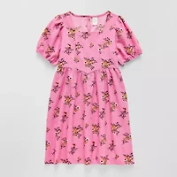 Thereabouts Little & Big Kid Girls Short Sleeve A-Line Dress