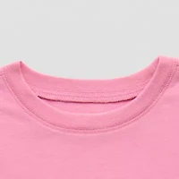 Thereabouts Little & Big Kid Girls Sensory Friendly Crew Neck Long Sleeve Adaptive Regular Fit Graphic T-Shirt