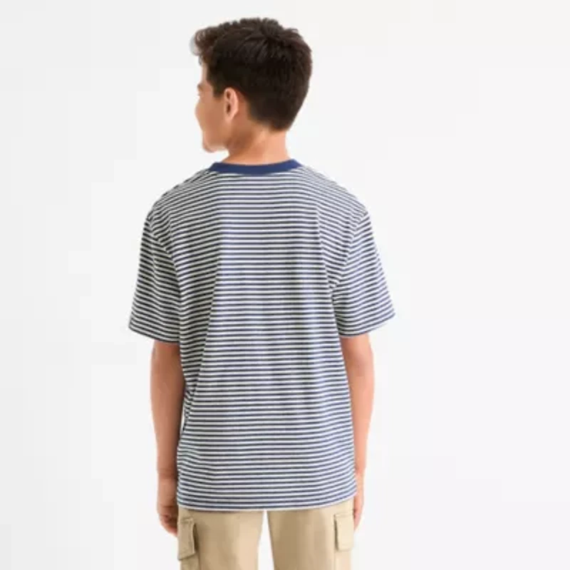 Thereabouts Oversized Little & Big Kid Boys Crew Neck Short Sleeve T-Shirt