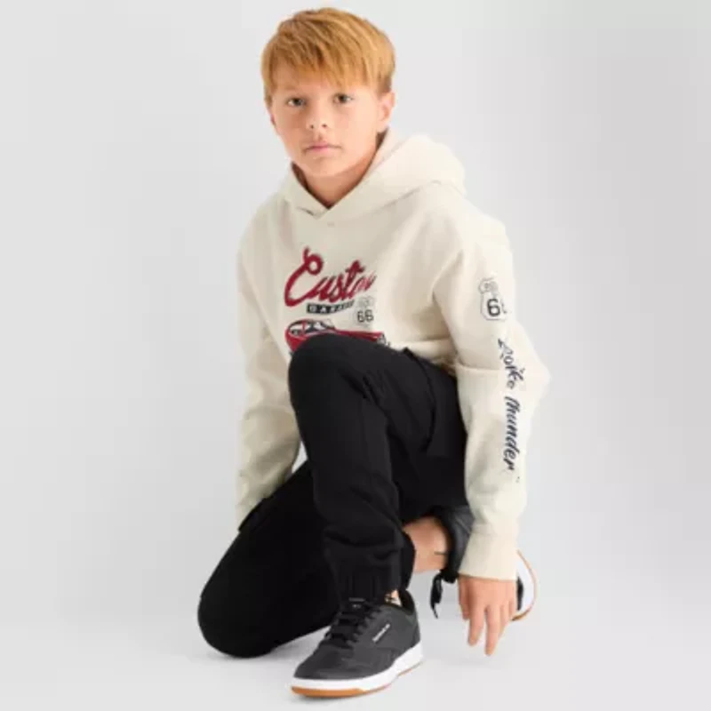 Thereabouts Little & Big Kid Boys Long Sleeve Fleece Hoodie