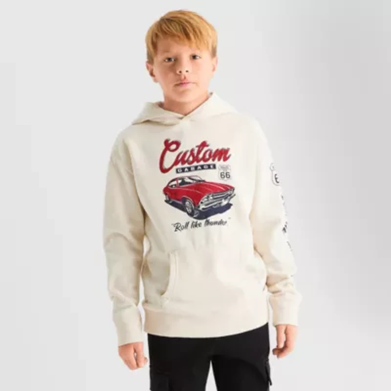 Thereabouts Little & Big Kid Boys Long Sleeve Fleece Hoodie