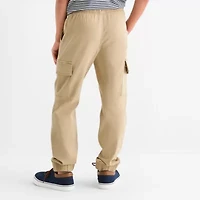 Thereabouts Pull-On Jogger Little & Big Kid Boys Adjustable Waist Cuffed Cargo Pant
