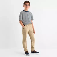 Thereabouts Pull-On Jogger Little & Big Kid Boys Adjustable Waist Cuffed Cargo Pant