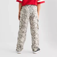 Thereabouts Pull-On Little & Big Kid Boys Adjustable Waist Straight Cargo Pant