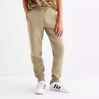 Xersion Little & Big Kid Boys Cuffed Mid Rise Regular Fit Fleece Jogger Pant