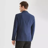 J. Ferrar Mens Stretch Fabric Slim Fit Tuxedo Jacket