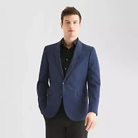 J. Ferrar Mens Stretch Fabric Slim Fit Tuxedo Jacket