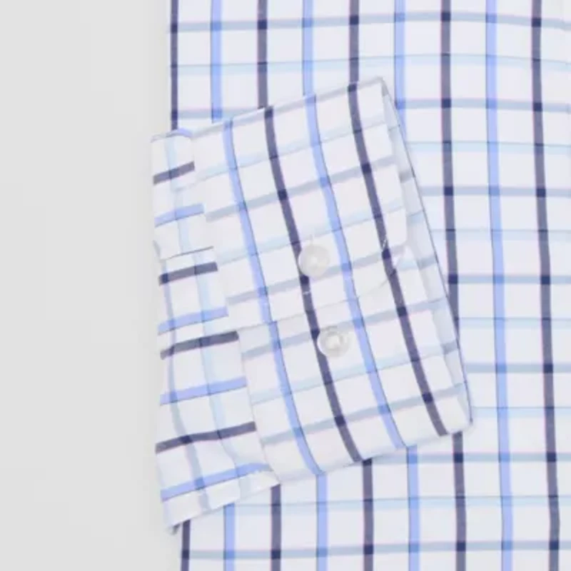 U.S. Polo Assn. Mens Slim Fit Stretch Fabric Long Sleeve Dress Shirt