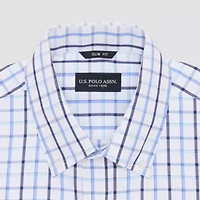 U.S. Polo Assn. Mens Slim Fit Stretch Fabric Long Sleeve Dress Shirt