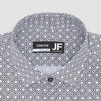J. Ferrar Ultra Comfort Mens Regular Fit Stretch Fabric Wrinkle Free Long Sleeve Dress Shirt