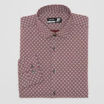 J. Ferrar Ultra Comfort Mens Regular Fit Stretch Fabric Wrinkle Free Long Sleeve Dress Shirt