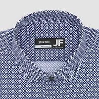 J. Ferrar Ultra Comfort Mens Regular Fit Stretch Fabric Wrinkle Free Long Sleeve Dress Shirt