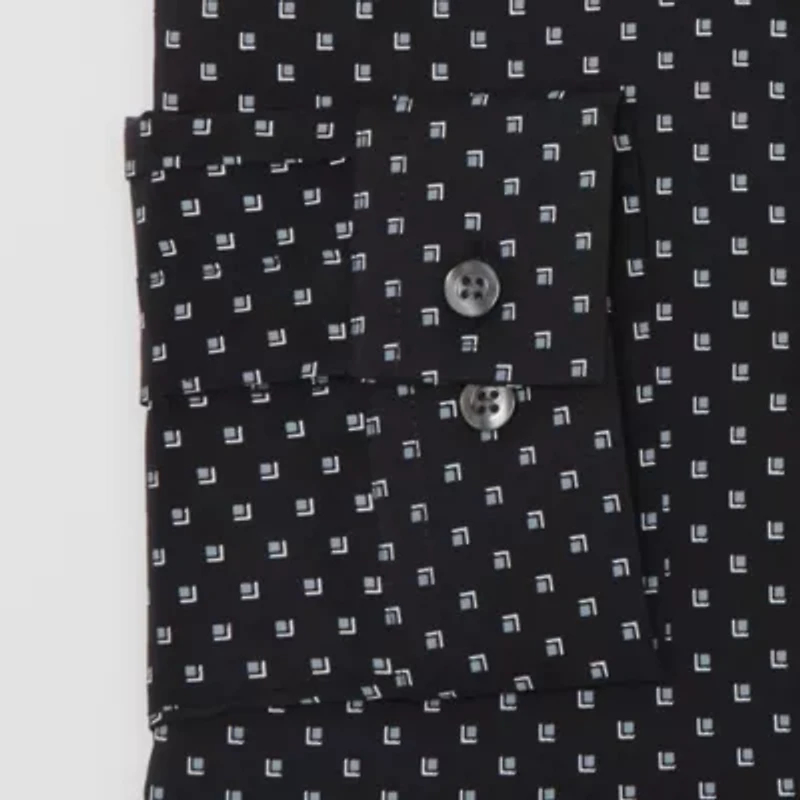 J. Ferrar Ultra Comfort Mens Slim Fit Stretch Fabric Wrinkle Free Long Sleeve Dress Shirt