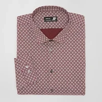 J. Ferrar Big And Tall Ultra Comfort Mens Regular Fit Stretch Fabric Wrinkle Free Long Sleeve Dress Shirt