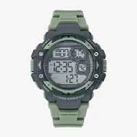 Armitron Womens Digital Green Strap Watch 40/8309mgn
