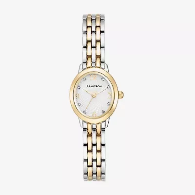 Armitron Womens Two Tone Bracelet Watch 75-5971wttt