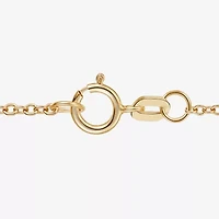 Womens Lab Created Red Ruby 14K Gold Over Silver Pear Inch Pendant Necklace