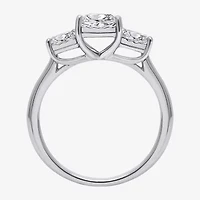 (I / Si2) Womens 2 CT. T.W. Lab Grown White Diamond 3-Stone Engagement Ring