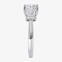 (I / Si2) Womens 2 CT. T.W. Lab Grown White Diamond 3-Stone Engagement Ring