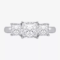 (I / Si2) Womens 2 CT. T.W. Lab Grown White Diamond 3-Stone Engagement Ring