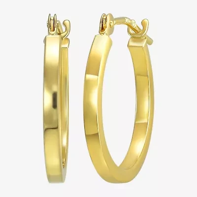 Womens 14K Gold Hoop Earrings
