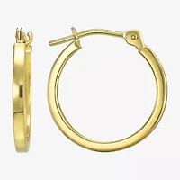 Womens 14K Gold Hoop Earrings