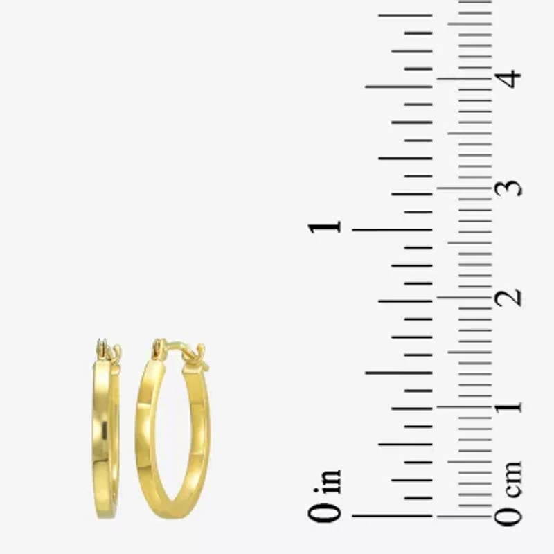 Womens 14K Gold Hoop Earrings